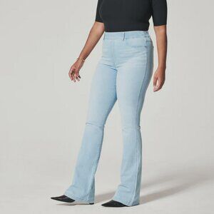 SPANX Flare Jean in Light Wash - Large Petite